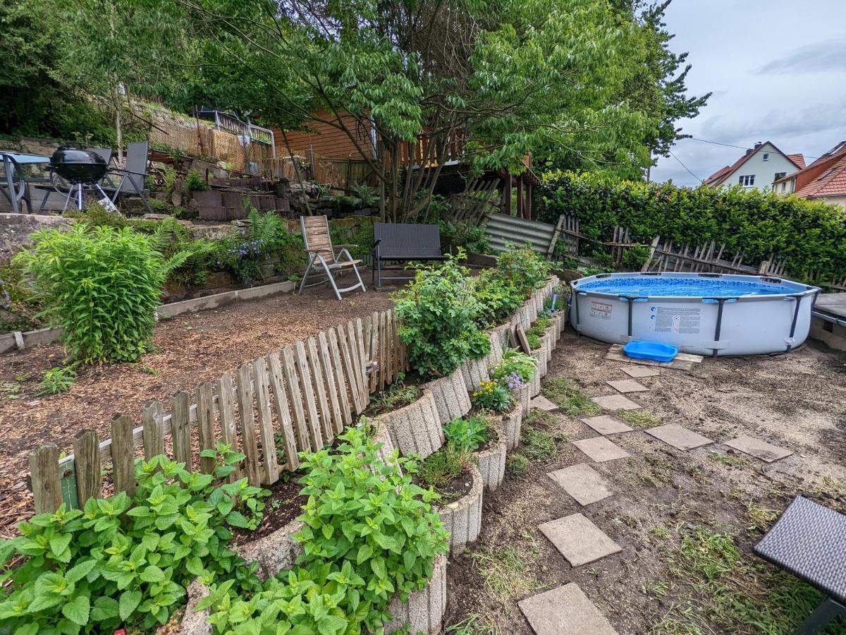 Urlaubsmagie - Bad Schandau Fusslaufig, Garten, Pool - R1 Rathmannsdorf Luaran gambar